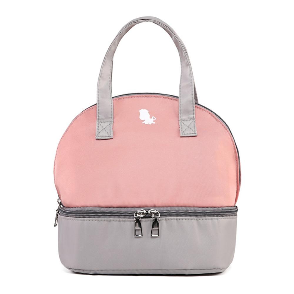 Portable Split Type Storage Bag Lightweight Lunch Bag Durable Mommy Bag  Drink