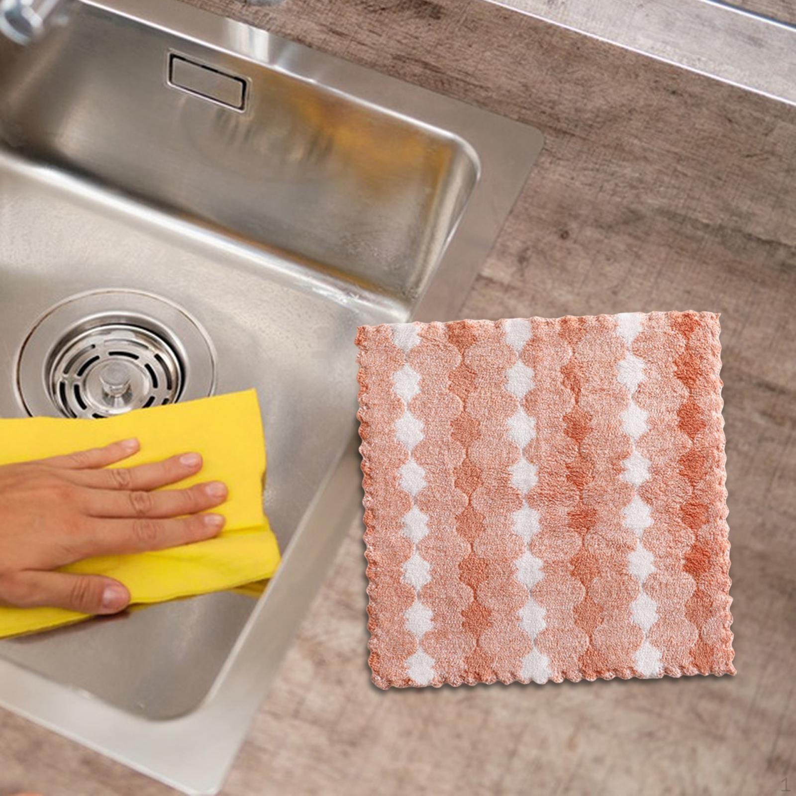 Absorbent Kitchen Towels for Fast Drying and Easy Cleaning Style A