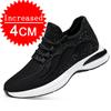 Summer Mesh Breathable Heightening Shoes Men Casual Sneakers Breathable Lace Up Sports Shoes 4/6/8CM Leisure Height Shoes 37-43