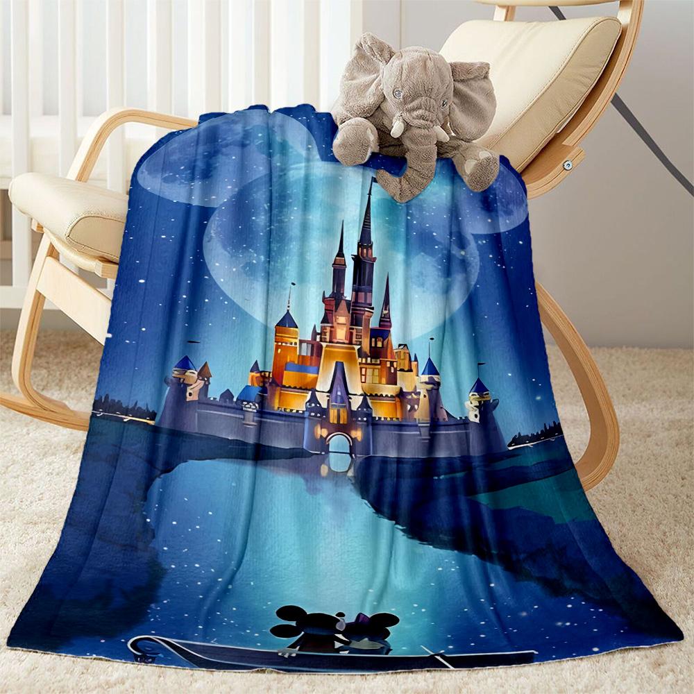 Castle In The Stars Flannel Blanket-Soft and Suitable for Sofas,Beds,Offices,Travel,All Seasons,Great Gift for Holidays and Birthdays.