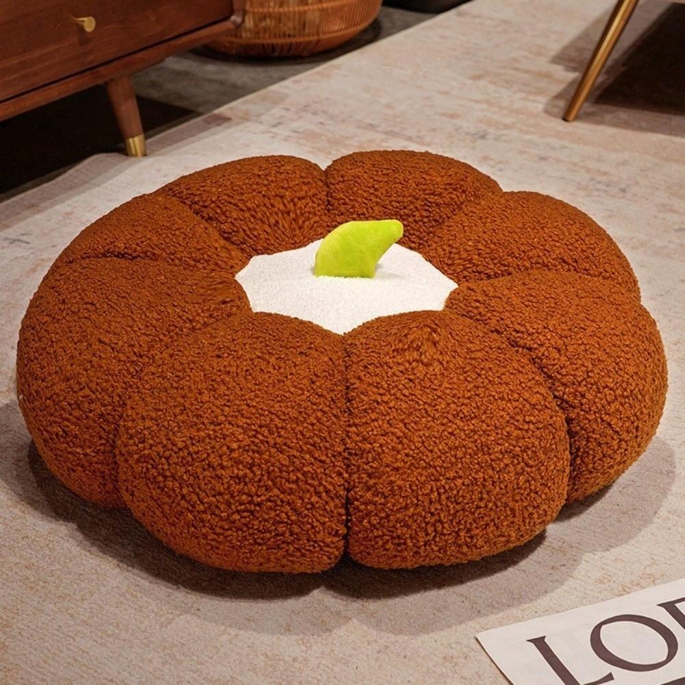 Plush Tatami Mat Flurry Soft Pumpkin Pillow Cute Pumpkin Cushion Futon  Living Room