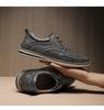 New Shoes for Men Genuine Leather Casual Shoes Fashion Flat Skateboard Shoes Man Lace-up Sneakers Big Size