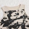 Y2K Character Portrait Print Basic I-shaped Vest Top