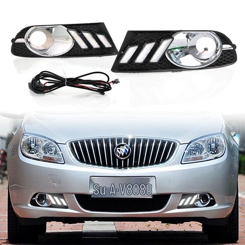 LED Daytime Running & Front Fog Lights for 2010-2013 Buick Excelle GT