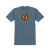 Seupispaieo Og Fireball S/S Tričko - Indigově modrá (Červený/Žlutý/Oranžový potisk) 51010704A