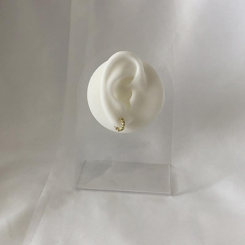 Silicone Ear Model Earrings Jewelry Display Props Earrings Stud Earrings Organizer Display Stand and Packaging