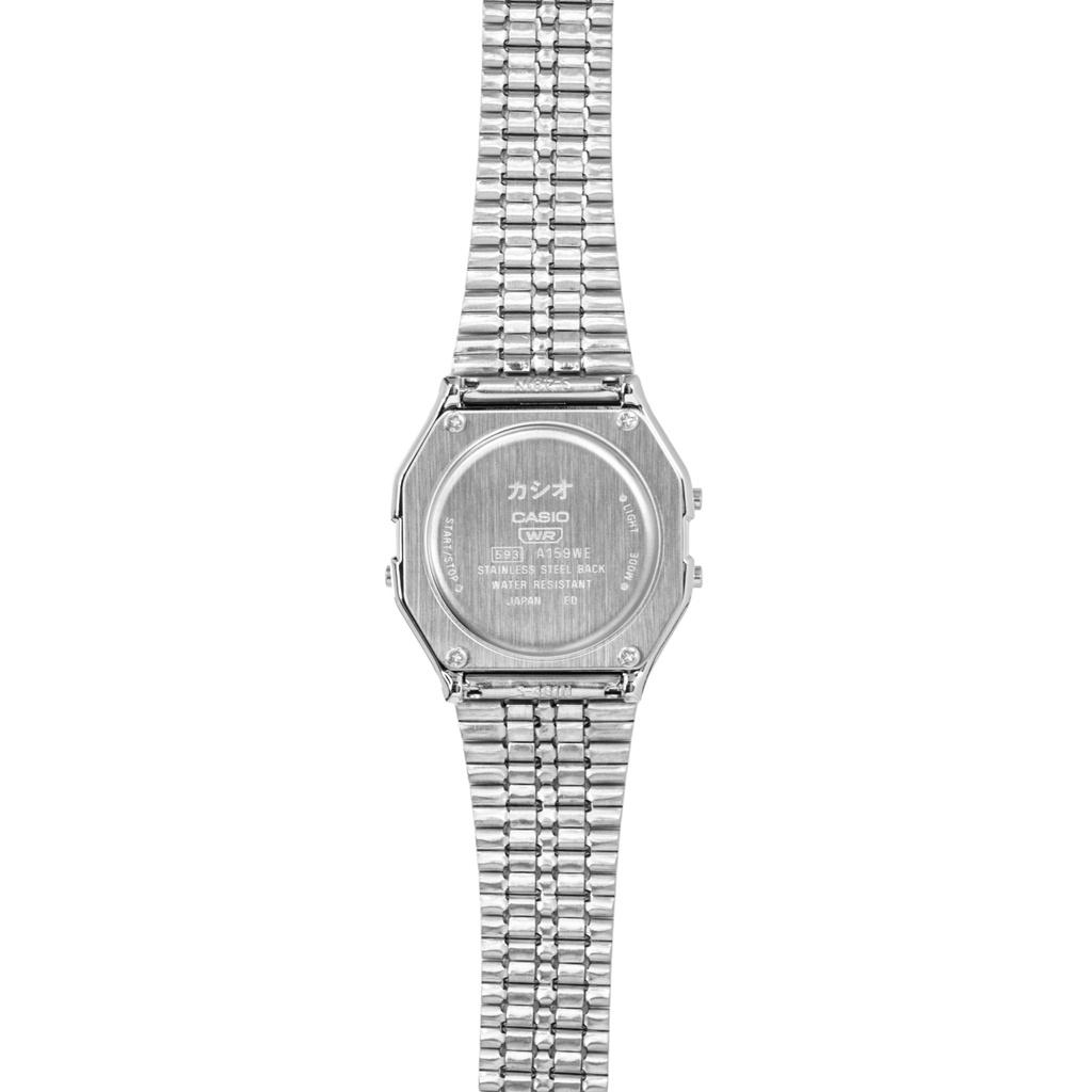 Casio Digital Stainless Steel Quartz A159WEVJ-2 Unisex Watch