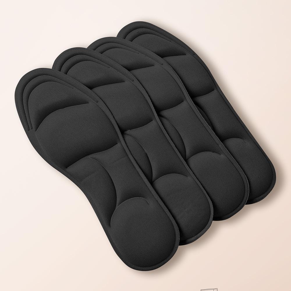 2Pairs  High Elasticity Soft Sole Sports Insole, Comfortable And Breathable To Step On, Sweat Absorbing And Odor Proof Foot Insole