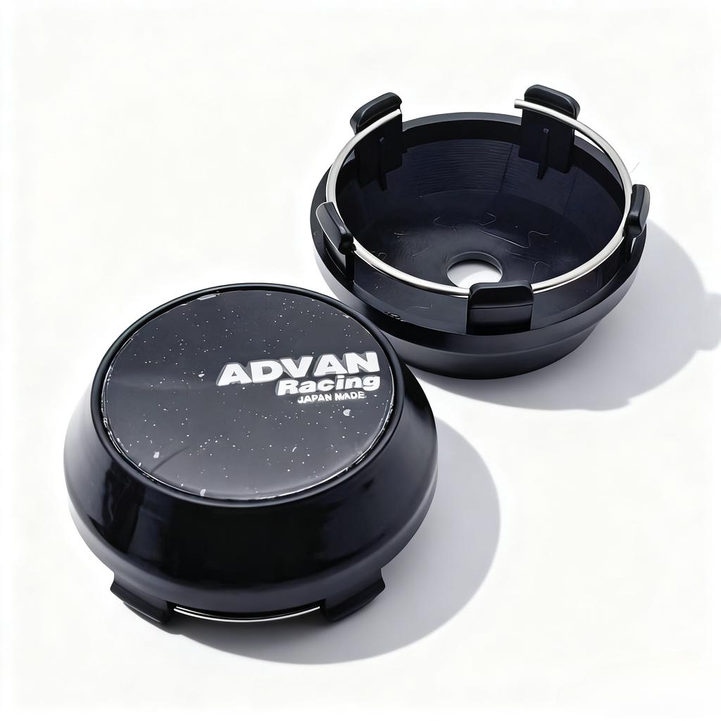 4pcs JDM Advan Racing Logo Emblem Car Wheel Center Caps High Cap 60MM Clips 56MM Wheels Hub Rim Hubcaps Cover Car Accessories