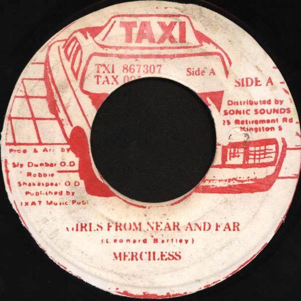 

7inch Record MERCILESS - Girls From Near And Far TAX095 Taxi Japan Reggae, Ska & Dub Used