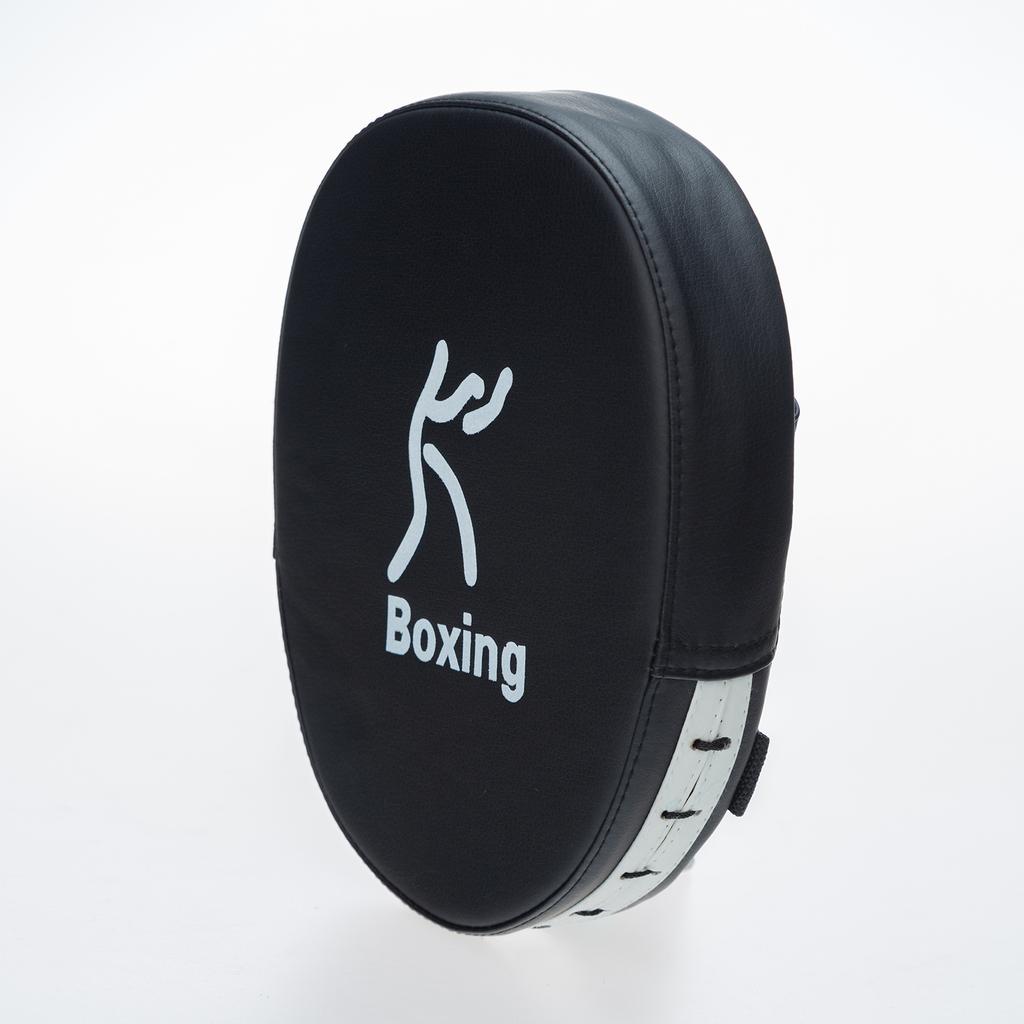 Boxhandschuh, PU-Leder, dicker Schaumstoff, gebogenes Fokus-Zielpolster, Kickboxen, Muay Thai, Karate