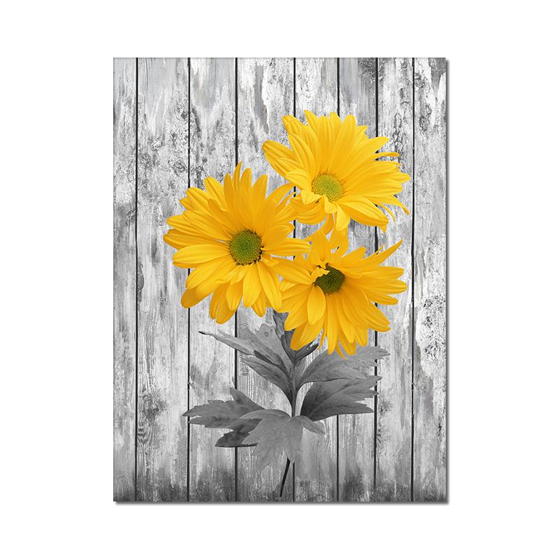 

Абстрактные цветы Искусство Холст Картина Современные цветы Пейзаж Искусство Плакаты и принты Настенная картина для декора гостиной 30x40cm