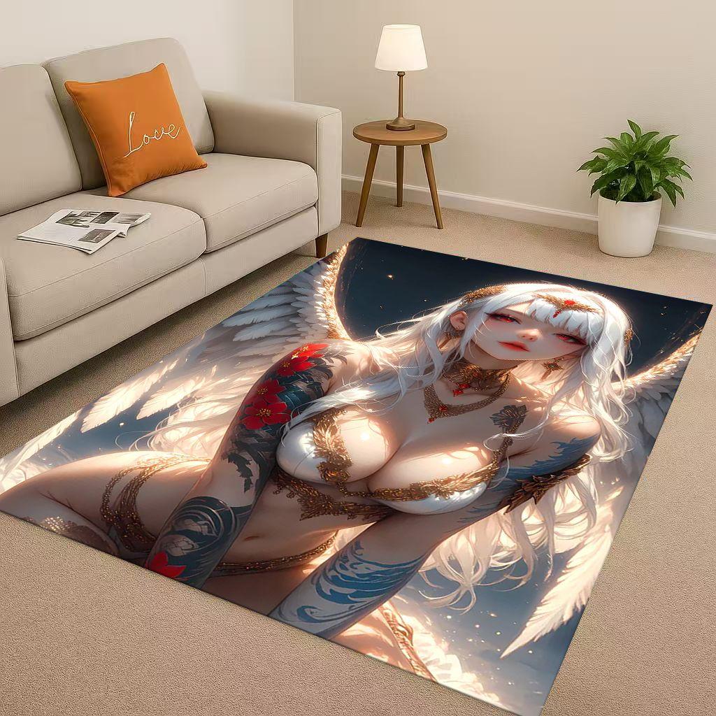 27 Style Sexy Bikini Girls Cartoon Anime Characters Living Room Non Slip Area Rug Carpet for Bedroom Playroom Sofa,Doormat Gift