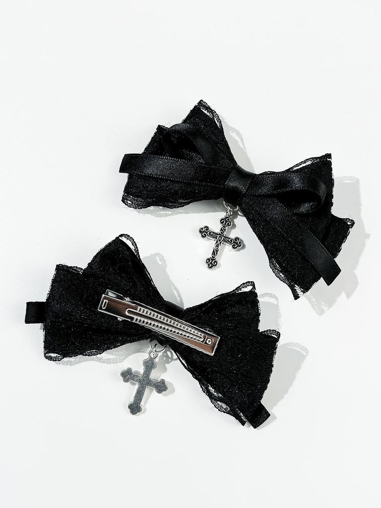 2 Stück Damen Gothic-Stil Mode Street exquisite Haarschmuck, Haarspangen, Top-Clips, vielseitige Dressing-Haaraccessoires