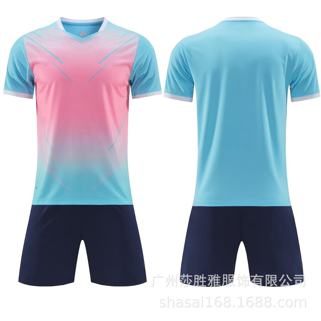 New Football Uniform Light Plate Set Student Football Competition Uniform Adult Children Football Training Uniform