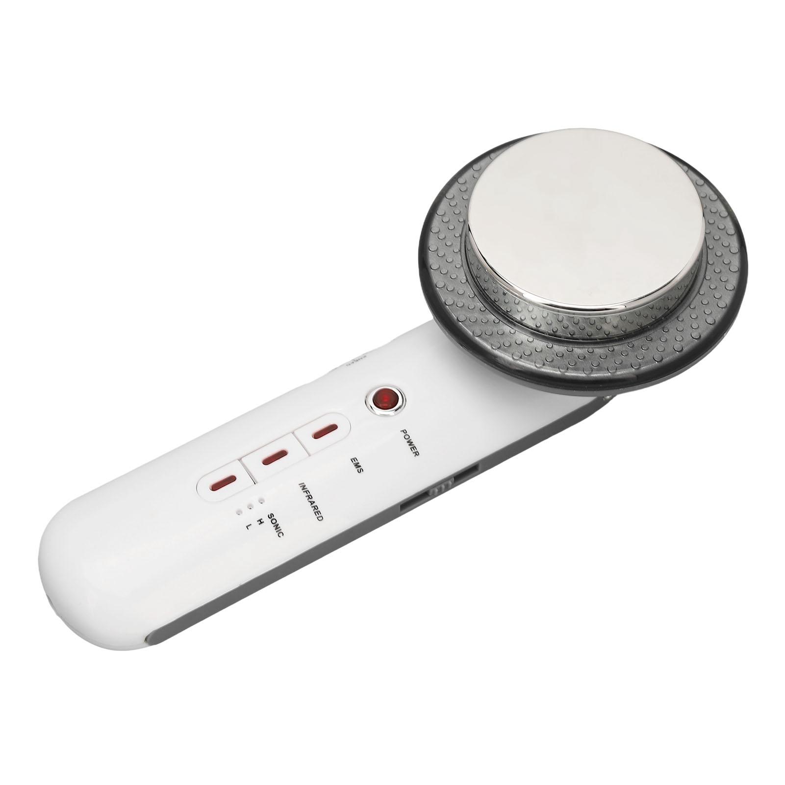 

Ручной аппарат для похудения тела 3 в 1 Высокочастотная микровибрация 4 светодиодных индикатора Моделирование тела UK Plug