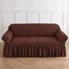 Single Seat Elastic Sofa Bed Cover with Gauze Dust Protection