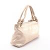 Used LOEWE Anagram Handbag Leather Gold Used Women