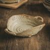 Handcrafted Double-Ear Coarse Pottery Bowl: Elegant Tableware for Salads, Fruits, and More