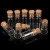 4/10Pcs 1:12 Miniature Glass Bottle Jars Clear Glass Jar Food Storage Dollhouse Kitchen Accessories