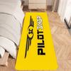 Airplane Pilot Epaulette Floor Mat Graphic Printed Flannel Doormats For Bathroom Kitchen Entrance Carpet Home Decor