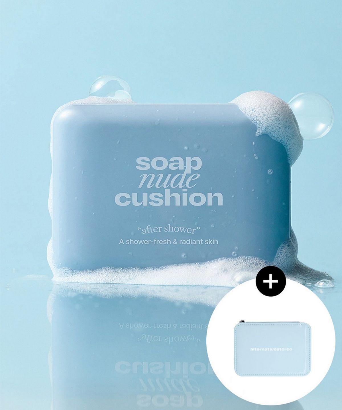 [Main Product + Refill] Soap Nude Cushion Set (Gift) Soap Pouch & Shopping Bag Gift 03 Natural Soap