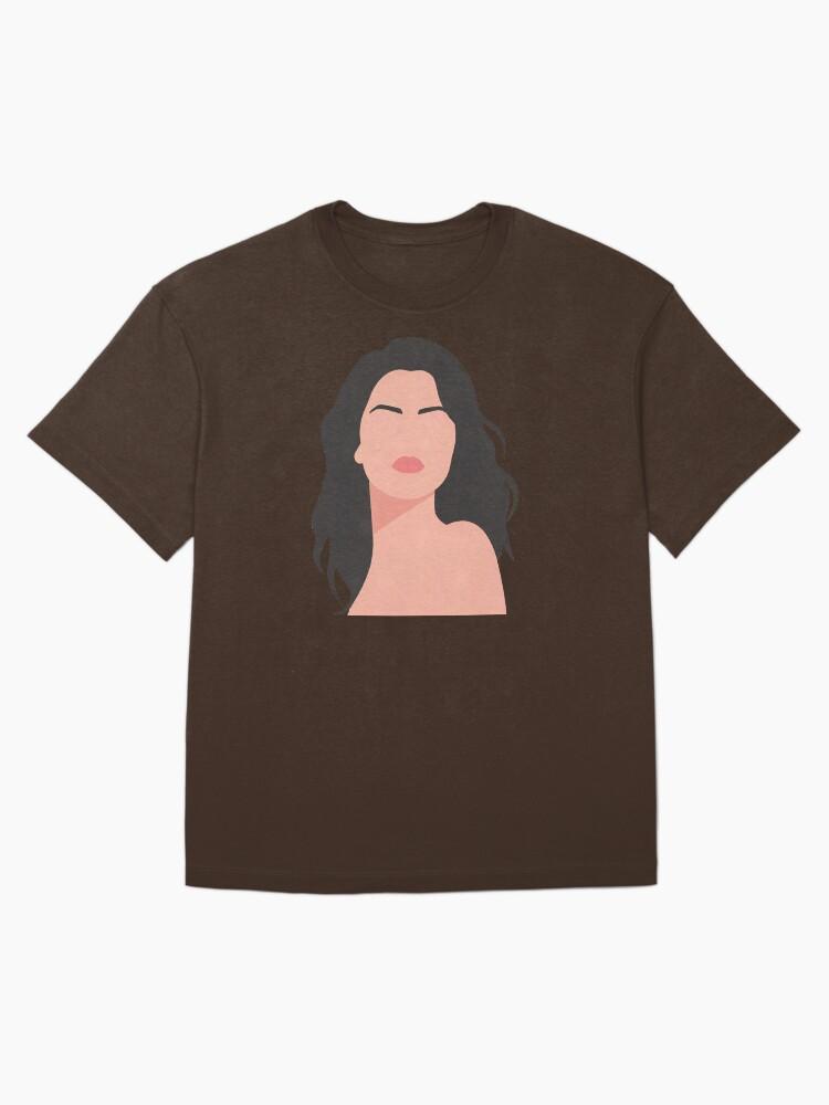 Selena Gomez Lineless Illustration Oversized T-Shirt