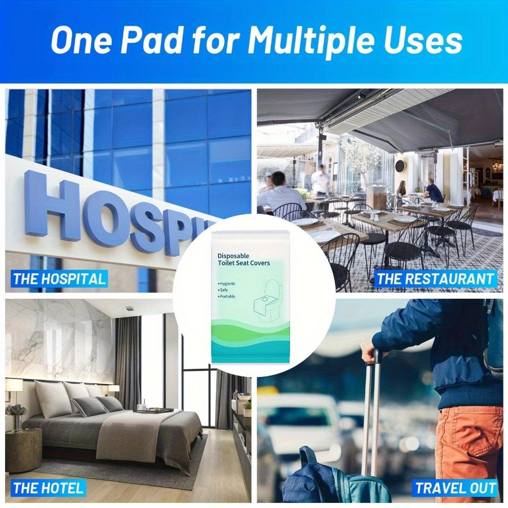 10/20pcs Disposable Toilet Mat Non-Woven Hotel Special Travel Supplies Household Thickened Maternity Stool Cushion Cover To Prevent Dirty