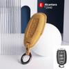 Car Key Case For Hyundai I30 Tucson Kona Encino Solaris Azera Grandeur Ig Accent Santa Fe Palisade Suede Cover Shell Keychain