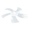 12 Inch For Pedestal Fan Blade with Nut Cover Plastic Replacement Part with Five Leaf Design for Noise Reduction and Durability