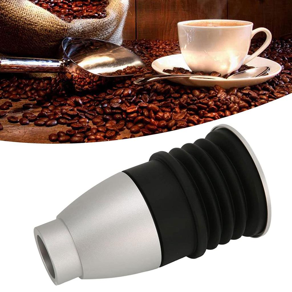 Grinder Blowing Bean Bin Alloy Coffee Grinder Cleaning Tool for Eureka Coffee Make Machine Parts with Silicon Bellow
