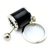 Mini Turbo Turbocharger Keychain Car-styling Keyring Gear Gearbox Pendant Keychain Stick Knobs Keyring Shift Metal Key Ring
