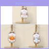 Plush Hamster Keychain Cute Cartoon Toy For School Backpack Kids Gift