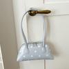 Sweet Leather Underarm Bag Lightweight Commuting Bag Cute Polka Dot Shoulder Bag  Party