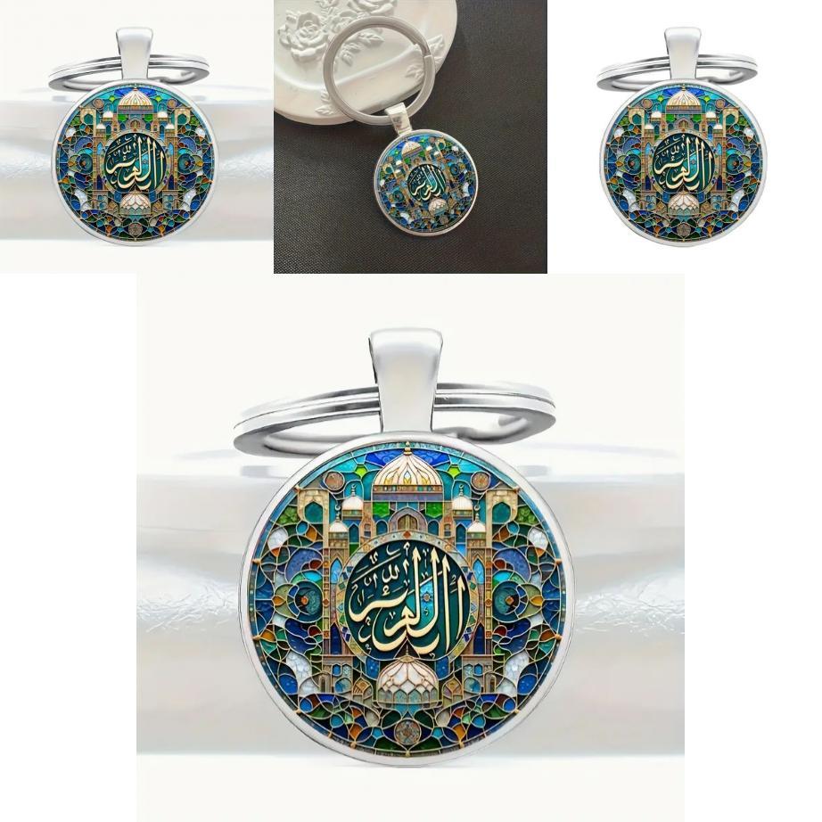 Zinc Alloy Palace Keyring Modern Minimalist Design For Commemorative Gifts