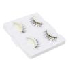 2 Pairs False Eyelashes Natural Dense Reusable Self Adhesive Faux Eyelashes 3D False Eyelashes for Home Beauty Salons