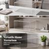 Transparent Reptile Terrarium | Ventilated Top Panel, Enclosure, for
