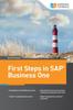 Kniha First Steps In SAP Business One