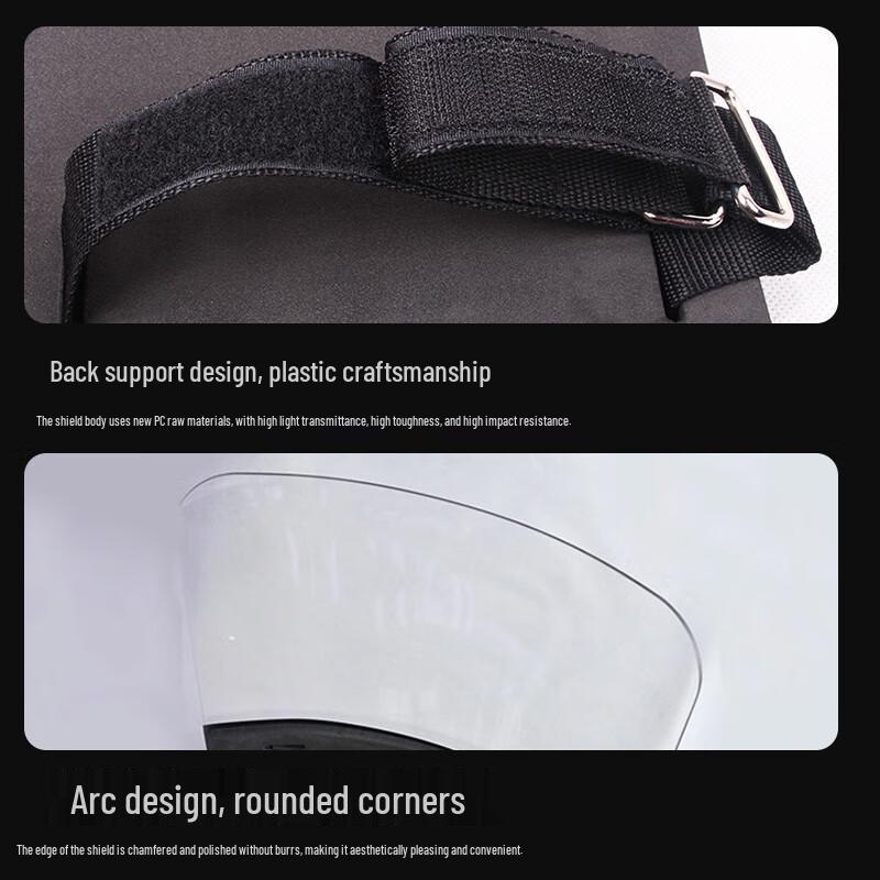 Transparent PC Handheld Anti-riot Shield