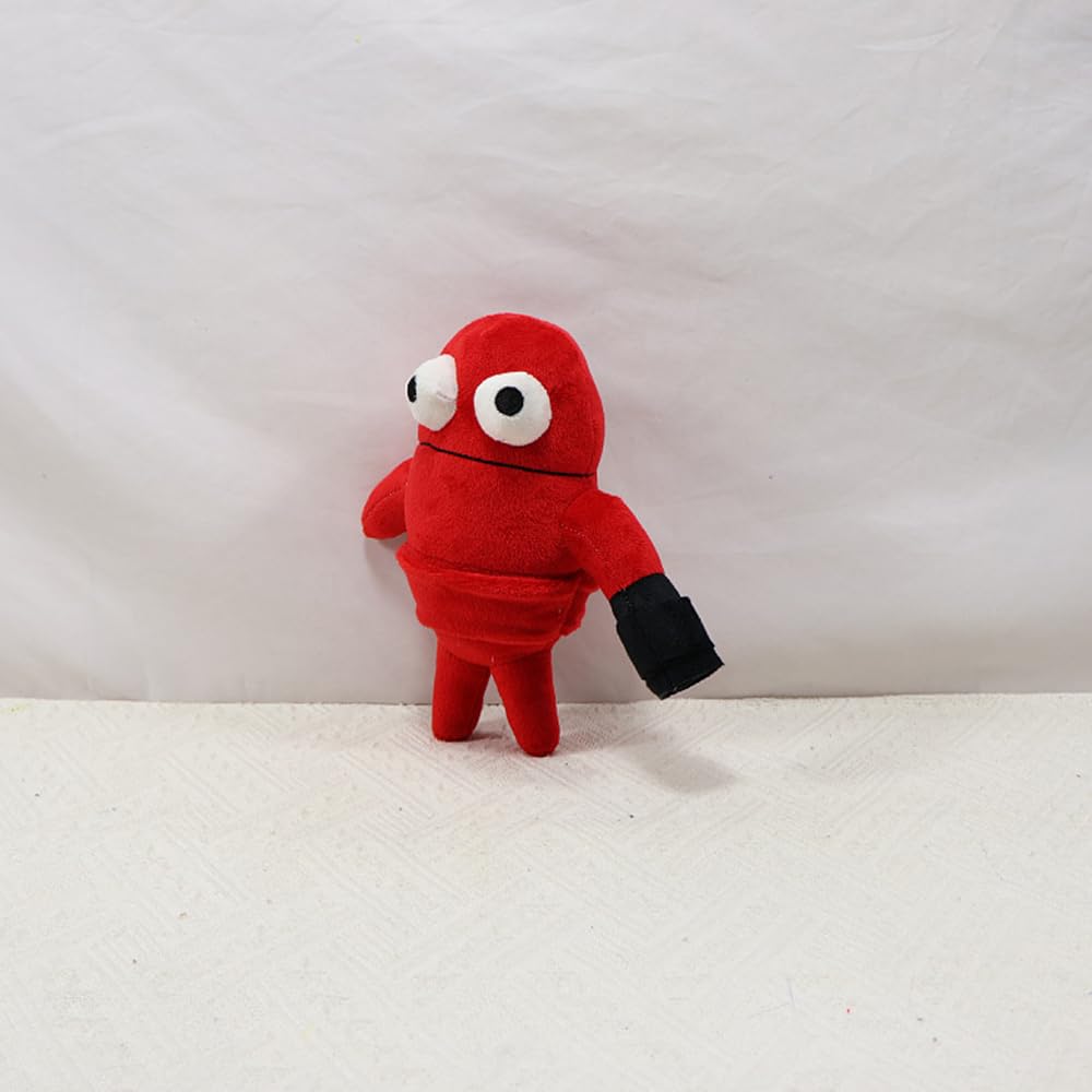 REPO Pluszowa Zabawka, Potwór z Gry, Prezent z Postacią, Prezent dla Fanów Gry o Potworach (Czerwony)