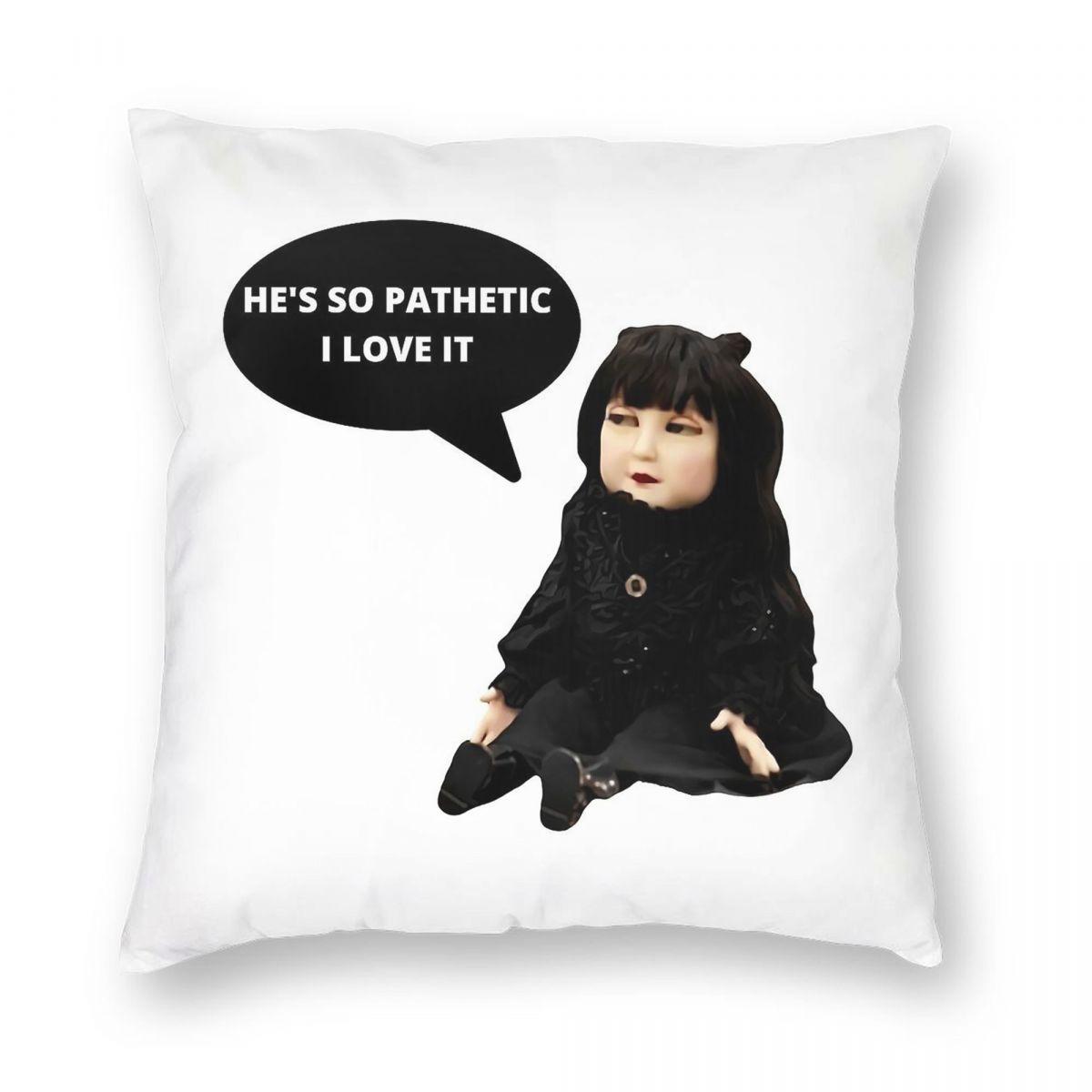 Mean Nadja Doll Shadows Square Pillowcase Polyester Linen Velvet Creative Zip Decorative Pillow Case Home Cushion Cover 30x30cm