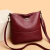 Women's Bag, Simple and Versatile Bucket Bag, Fashionable Retro Texture Shoulder Bag, High-end Messenger Bag, Women's