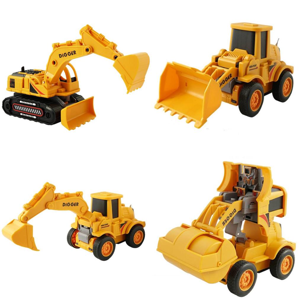 Childrens Inertia Collision Deformation Construction Vehicle Toy For Boys Educational Play
