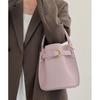Skórzane Torby Worki Damskie Na Ramię Crossbody Zapięcie Na Sznurek Mała Komuterowa Rekreacyjna Torebka