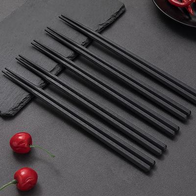 1 Pairs Alloy Chinese Chopsticks Food Japanese Sushi Sticks Reusable Non Slip