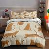 Leopard Silhouettes Design. Bedding Duvet Cover Sets Duvet Covers Pillowcases Gifts (1 * Duvet Cover 2 * Pillowcases, Without Duvet Insert)