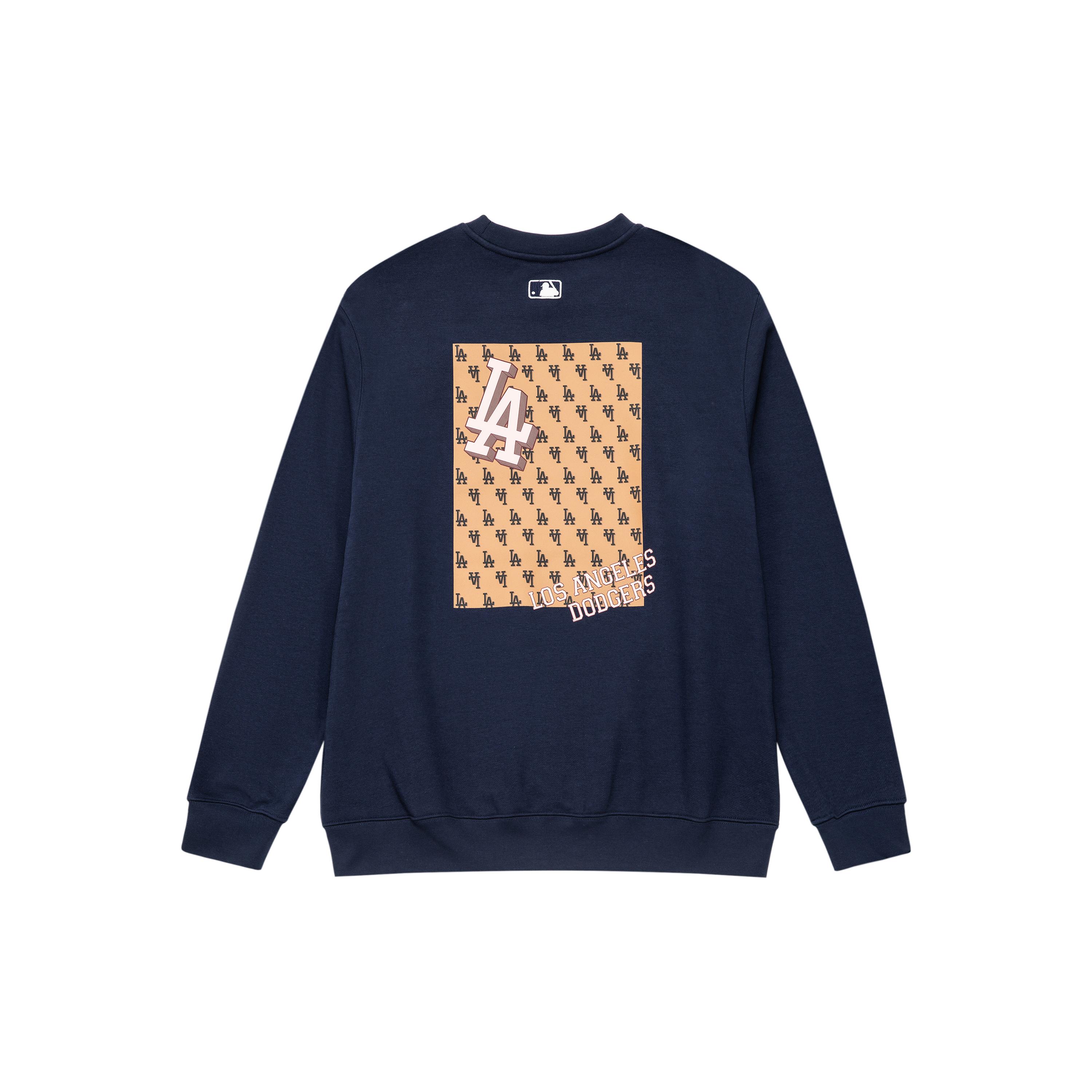 MLB Sweatshirt Unisex Navy Blue 3AMTM0934-07NYD S