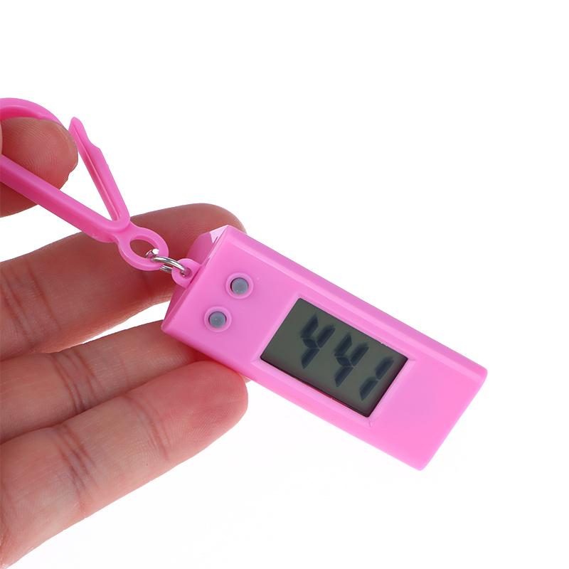 Mini Elektronické Trojúhelníkové Digitální Hodinky Zobrazení Času Dárek Pro Muže A Ženy Studentské Zkoušky Hodiny Závěsná Klíčenka