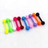 Multi-color Stainless Steel Cartilage Barbell Stud Earrings