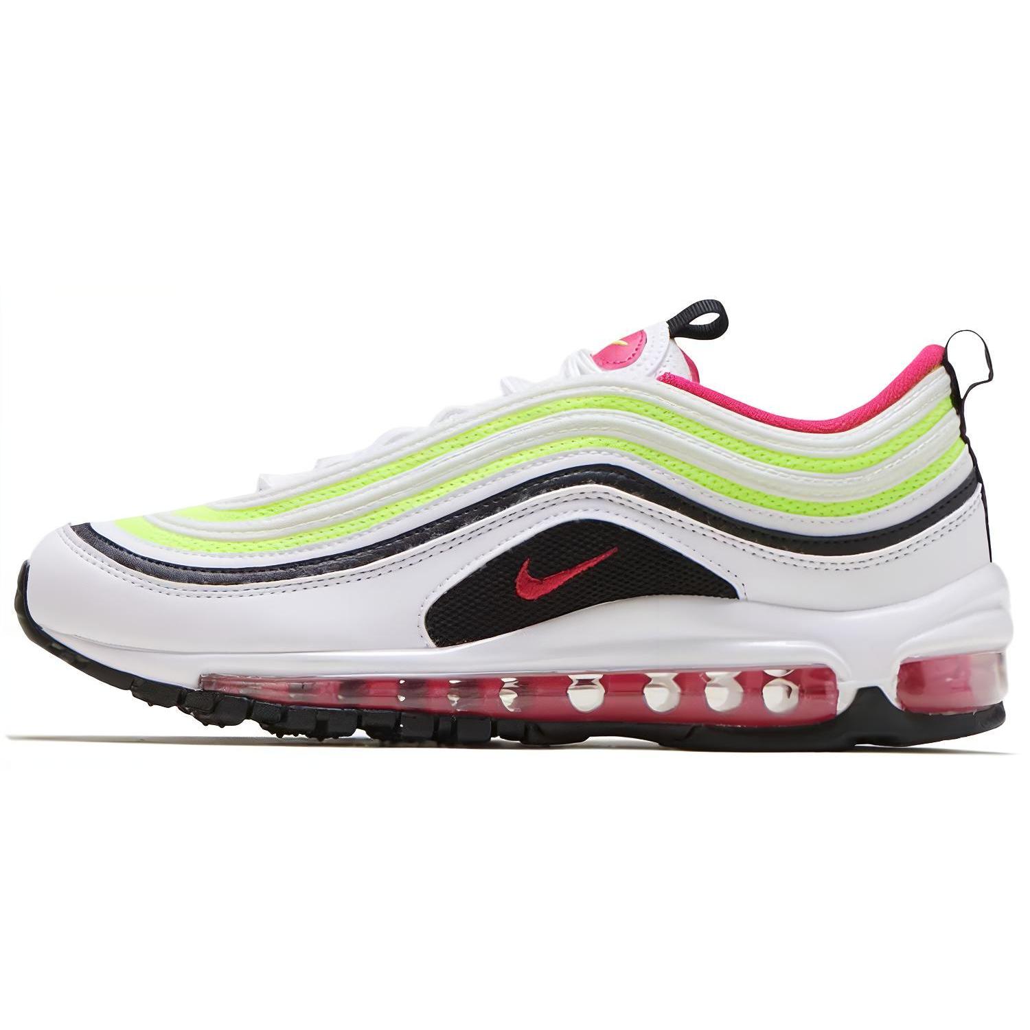 

Nike Air Max 97 White Rush Pink Volt GS CJ9978-100 36.5